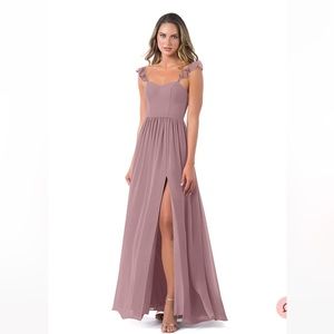 Azazie - Metz Dress in Dusty Rose. Size A4. Fits 5’4” girl in 3” heels